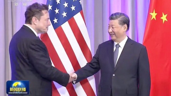 Tesla Elon Musk Xi Jinping China