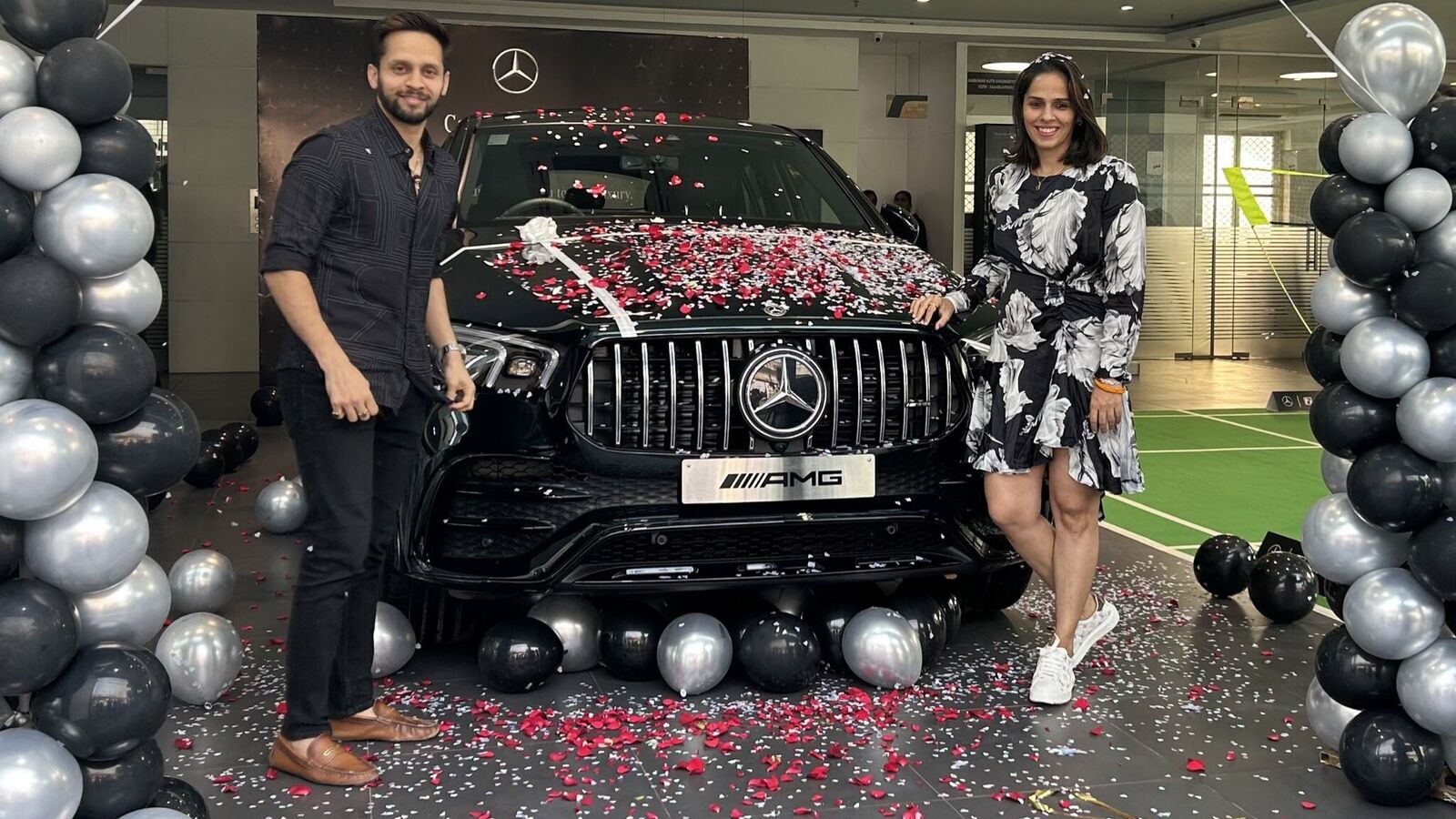 Badminton player Saina Nehwal brings home the Mercedes-AMG GLE 53 SUV. Check out the price