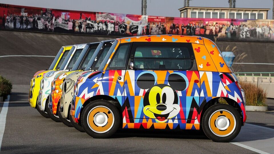 Fiat EV Disney 100 years