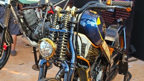 this custom harley-davidson x440 bobber takes inspiration from the firefly