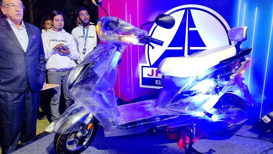 Jitendra EV Primo electric scooter