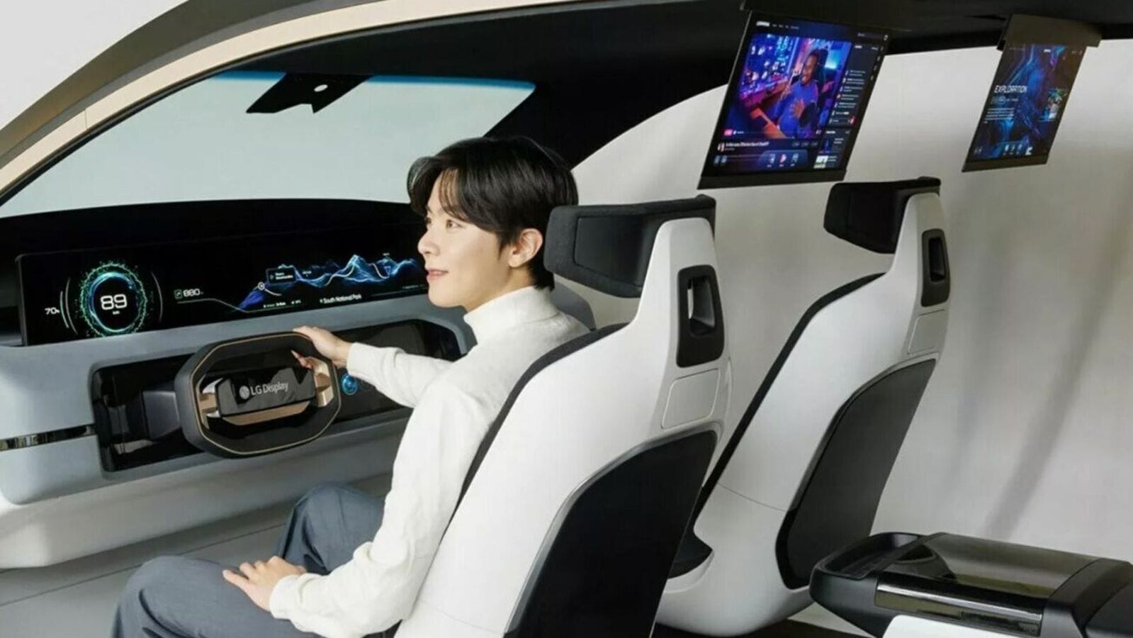 CES 2024: LG plans slidable, foldable in-car display screens to