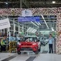 The Tata Nexon is the first car to roll out of the new automaker's new facility in Sanand, Gujarat. The plant was originally set up by Ford India