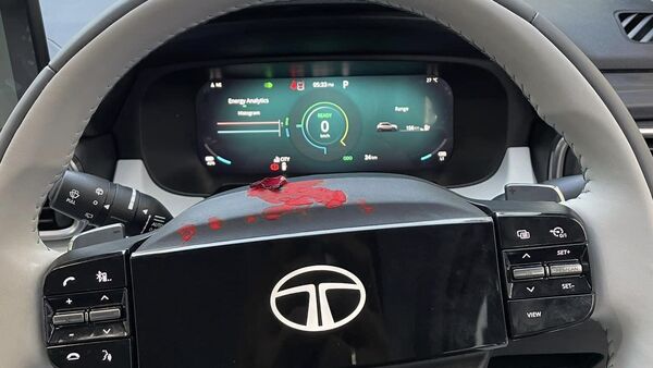 A look at the interior of the Tata Punch EV. (Photo courtesy: Facebook/Darshan Patel) Tata Punch EV