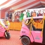 Uber India has commenced its services in Ayodhya, Uttar Pradesh with electric auto rickshaws under Uber Auto. The shared mobility service provider plans to introduce UberGo and Uber Intercity in the next phase. (Image: X/Yogi Adityanath)