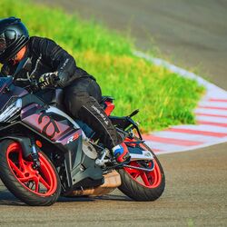 The Aprilia RS 457 looks sharp and goes equally fast with a strong surge of torque kicking in all the time
