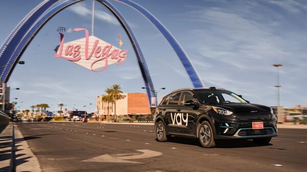 Las Vegas Vay autonomous car