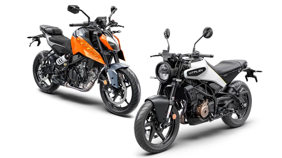 Husqvarna Vitpilen 250 KTM 250 Duke