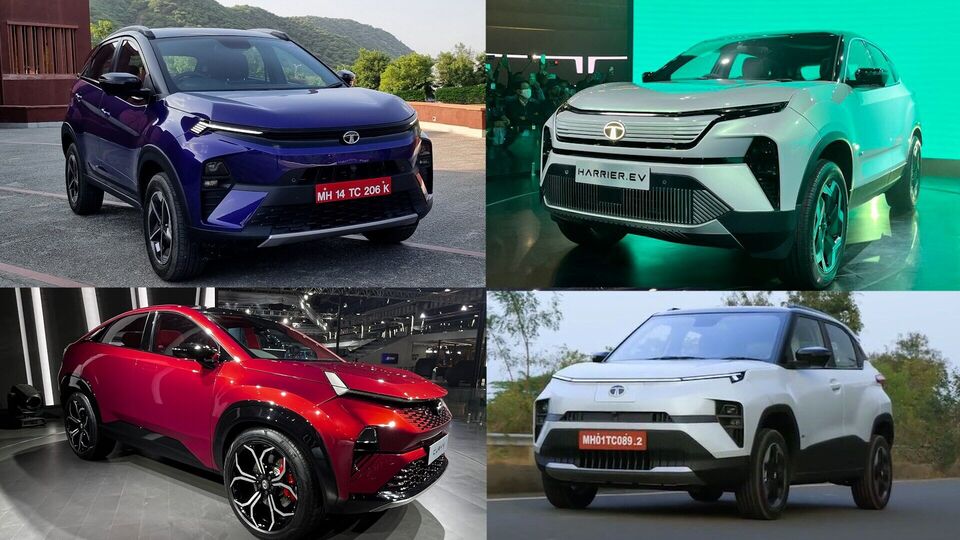 Tata Nexon Curvv Harrier Punch EV