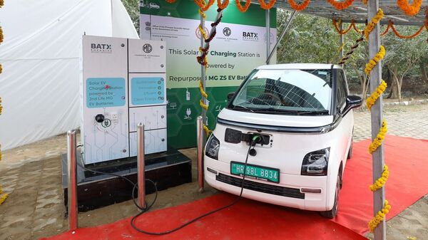 MG Motor Solar EV Charging