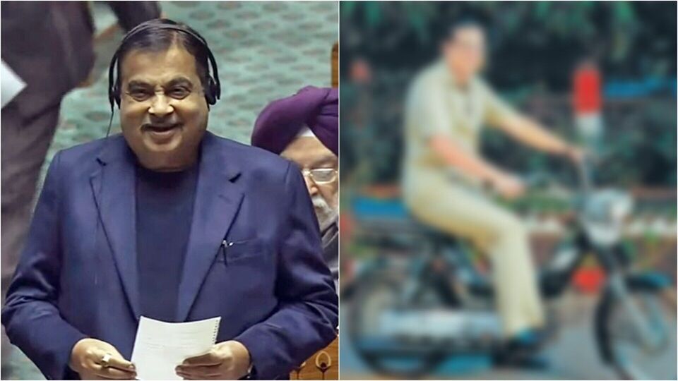 Nitin Gadkari Kinetic Luna