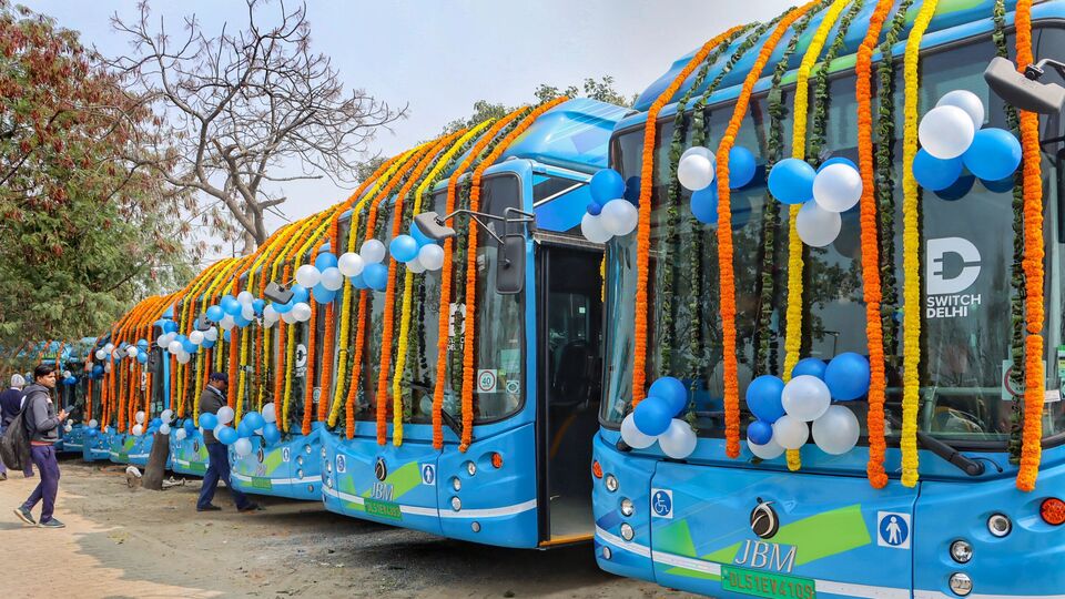 Delhi adds 350 electric buses, ranks third in the world with highest e ...
