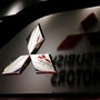 Logo of Mitsubishi Motors Corp are seen at a showroom of the company's headquarters in Tokyo, Japan. (REUTERS)