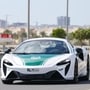 Crime fighting goes hybrid! The McLaren Artura is the latest addition in the impressive garage of Dubai Police Department. (Twitter/@DubaiPoliceHQ)