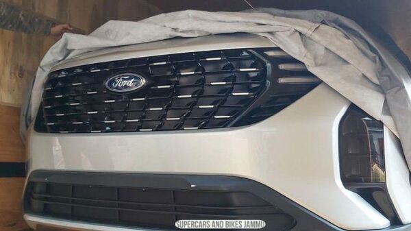 The spy shot of the Ford W605 that was being developed with Mahindra
