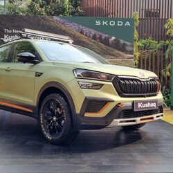 Skoda has showcased the Explorer Edition during an event on February 27. The SUV is based on the Style variant of Kushaq and comes with several add-ons like all-terrain wheels, functional roof rail with auxiliary light and more.