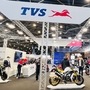 A look at TVS booth at Salon Du Deux Roues 2024
