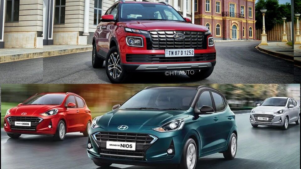 Hyundai Venue Aura i20 i10