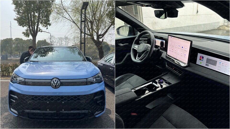 Volkswagen Tayron Interior Spied