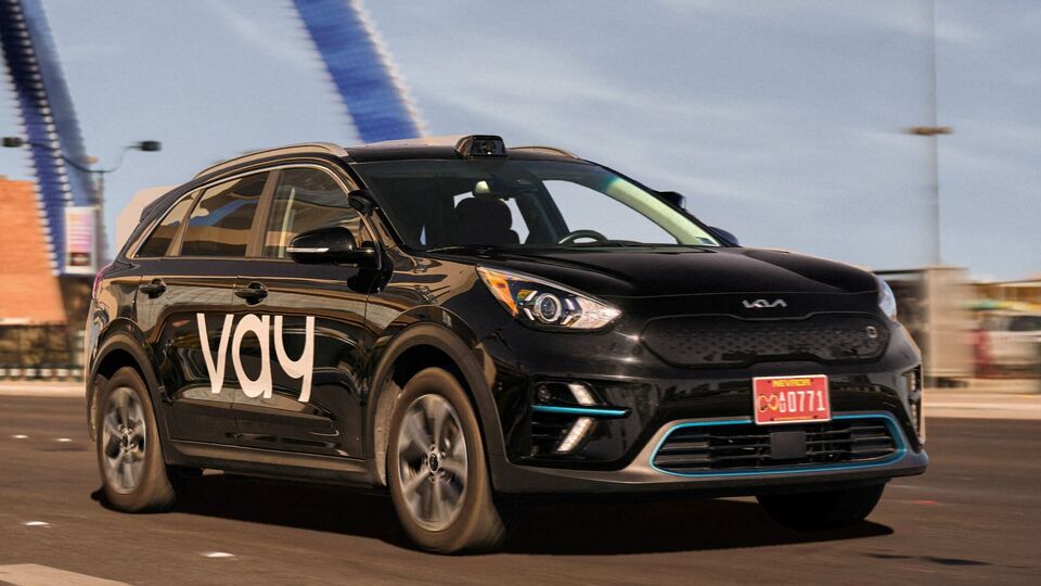Las Vegas Vay autonomous car