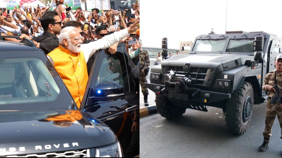 Renault armoured car PM Modi