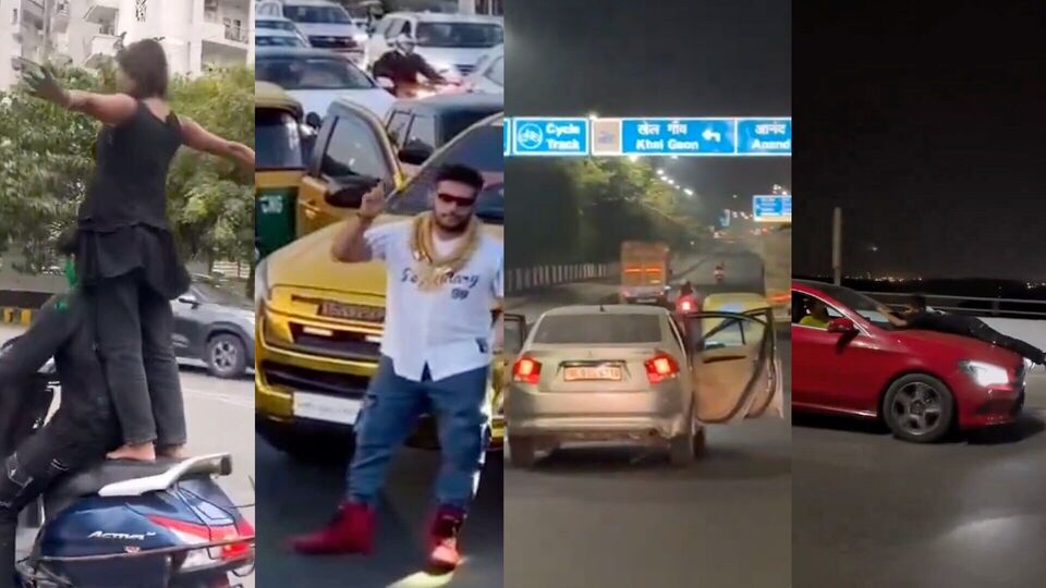 road stunt traffic violation