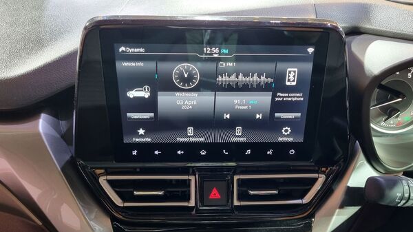 The touchscreen infotainment on duty is the same one that is doing duty on the Maruti Suzuki vehicles. It comes with Android Auto and Apple CarPlay as well. The touchscreen infotainment on duty is the same one that is doing duty on the Maruti Suzuki vehicles. It comes with Android Auto and Apple CarPlay as well.