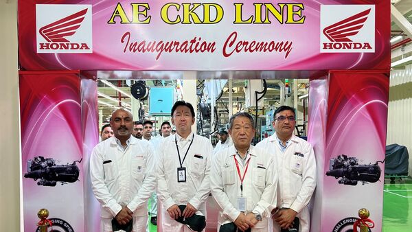 Honda 2Wheelers India inaugurates new CKD engine assembly line at Manesar plant