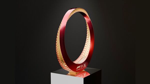 First wearable Formula 1 trophy revealed ahead of the upcoming Chinese GP