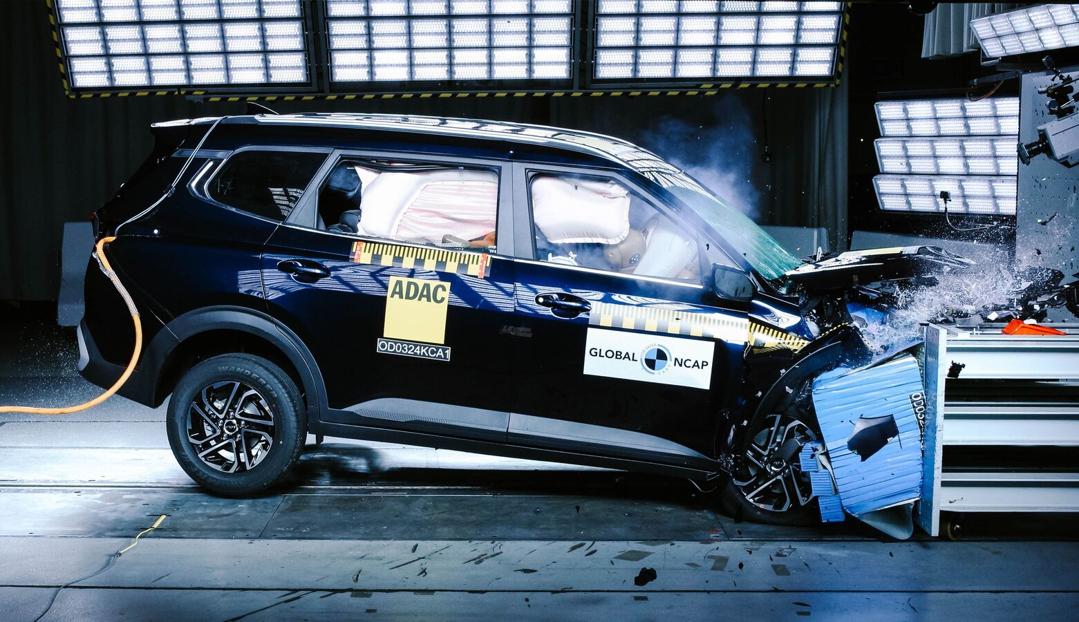 Kia Carens scores 3 stars in Global NCAP crash test. Check out the full report