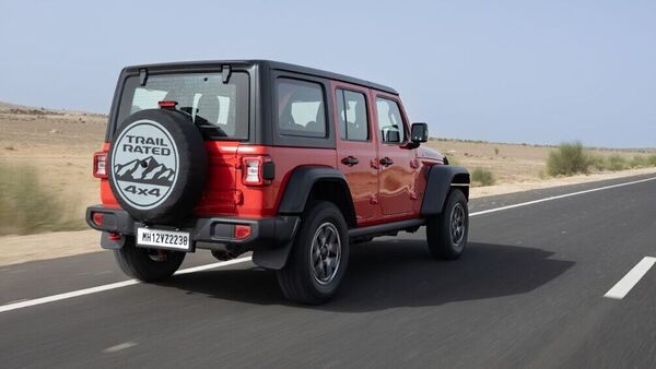 The Unlimited variant of Wrangler, in comparison, is far more conventional, complete with large wheel arches and a solid road presence.