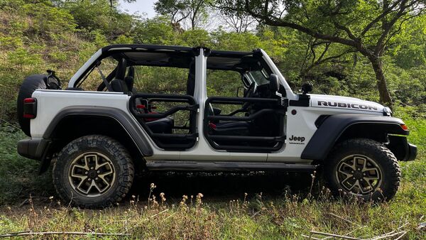 The tube-door variant of Wrangler Rubicon makes the SUV look even more radical but while the elements are allowed to play in and out freely, it can be very impractical in Indian conditions.