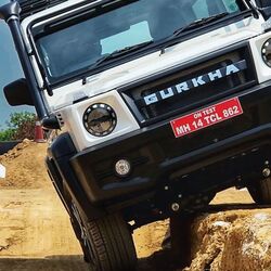 While the latest Gurkha is a bit awkward to drive on regular roads, it remains an absolute beast when the going gets tough. A 233 mm ground clearance, 35-degree gradeability and electronic shift between 2H, 4H and 4L help its abilities.