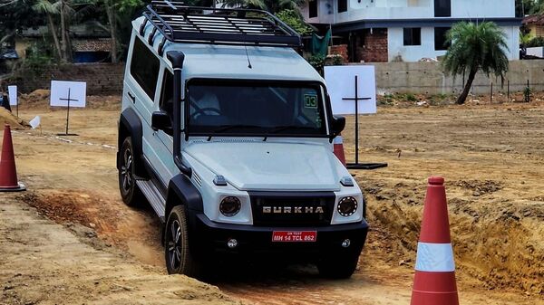 The front suspension unit of the Gurkha has been updated as well to help the SUV strike a balance between on-road and off-road driving.
