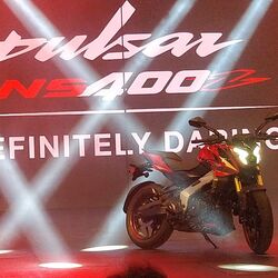 The Bajaj Pulsar NS400Z is the first of the new models planned to carry the new 'Z' suffix