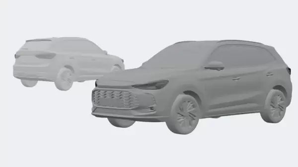 Upcoming MG ZS EV patent leaked, features refreshed design all-around