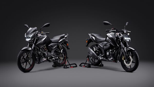 TVS Apache RTR 160 &amp; Apache RTR 160 4V Black Edition launched in India