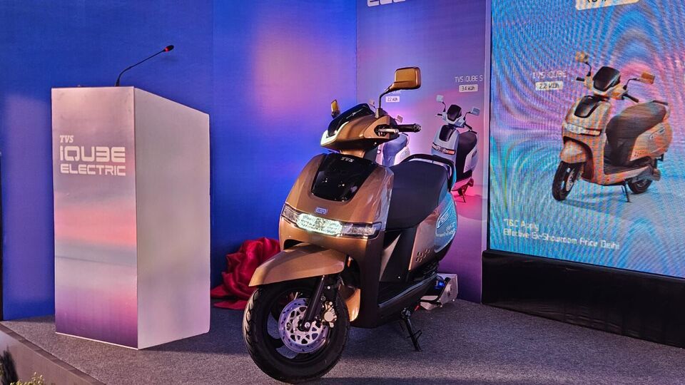 TVS iQube electric scooter