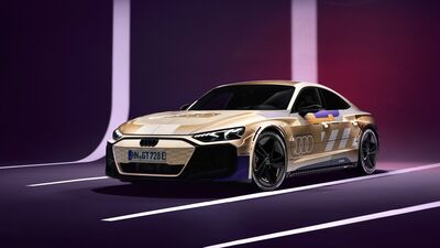 Audi gives E-Tron GT a prototype look with this indoor car cover
