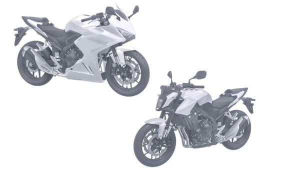 Honda CB500 Hornet and CBR500R design patented in India. Check details