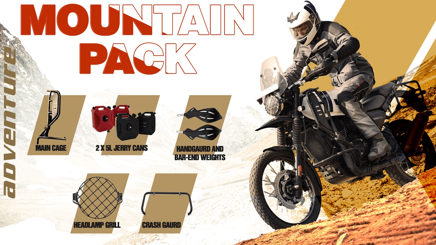 The Yezdi Adventure Mountain Pack brings motorcycle protective accessories right in time for the riding season