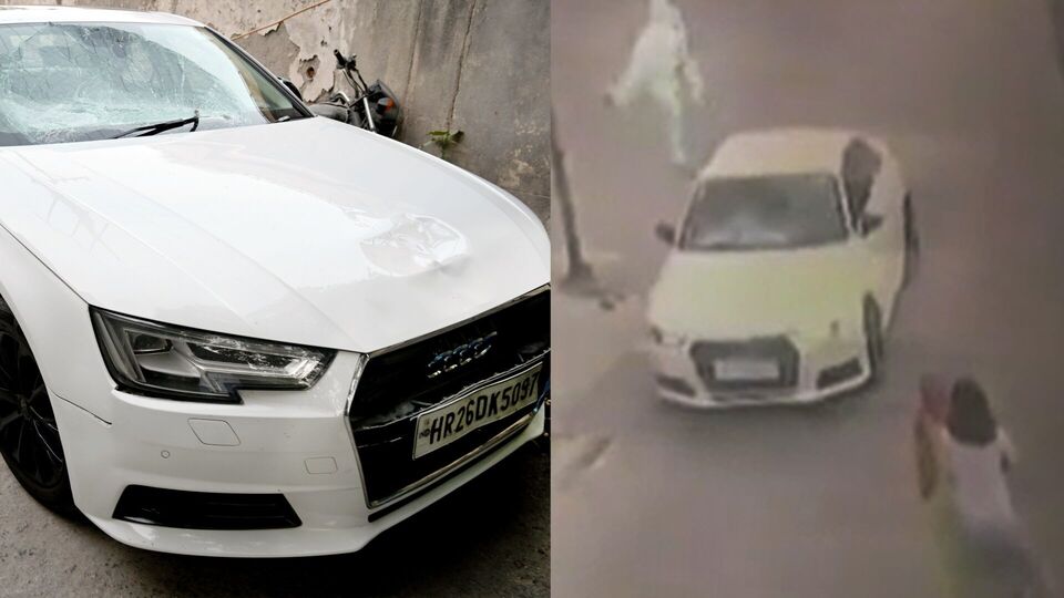 Audi hit and run Noida