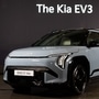 Kia EV3 electric vehicle on display during its unveiling event in Seoul, South Korea on May 22. The EV3 will be available in South Korea from July and then in Europe by end of this year. (Bloomberg)