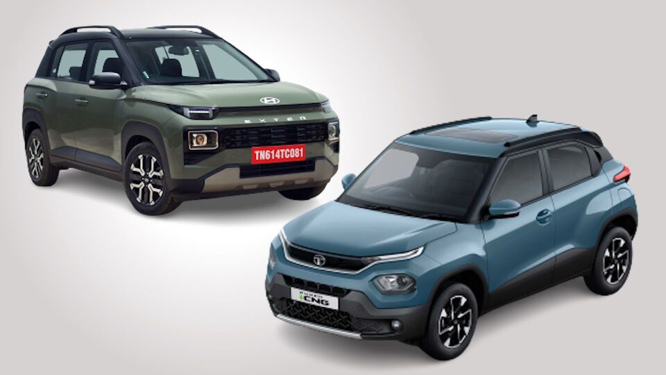 Hyundai Exter vs Tata Punch 