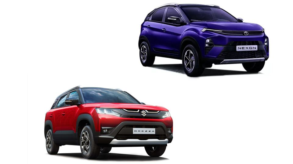 Tata Nexon facelift vs Maruti Suzuki Brezza