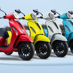 2024 Bajaj Chetak 2901 is the most affordable variant of the electric scooter. 