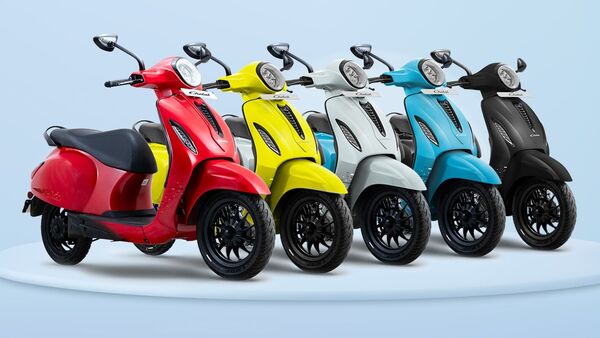 2024 Bajaj Chetak 2901 is the most affordable variant of the electric scooter. 