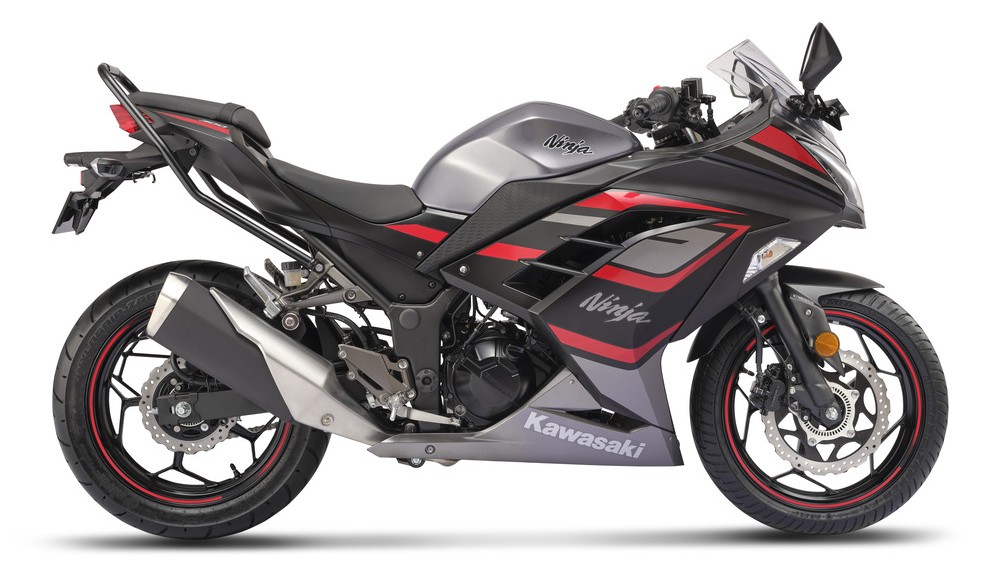 The 2024 Kawasaki Ninja 300 remains unchanged mechanically and is powered by the 296 cc parallel-twin motor with 38.8 bhp