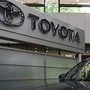 File photo of the Toyota signage at the company's showroom in Toyota City, Japan. (Bloomberg)