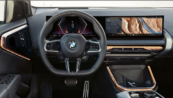 The cabin on the new-gen BMW X3 borrows the same layout as the other offerings from the automaker. The Curved Display is available with the twin digital screens for the digital console and infotainment system. The cabin on the new-gen BMW X3 borrows the same layout as the other offerings from the automaker. The Curved Display is available with the twin digital screens for the digital console and infotainment system.